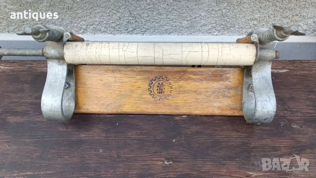 Стара ръчна преса за дрехи - 1955г. - L.Z. MET. ŁÓDŹ - Poland, снимка 6 - Антикварни и старинни предмети - 53646859