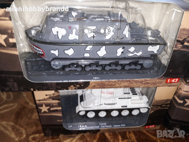 Tank T 34 Ussr Tank Lws Germany Tank Isu 152 Ussr Tank Tiger Germany 1.43 Altaya  , снимка 4 - Колекции - 54089403