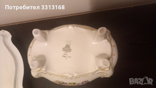 Порцеланова кутия 1939 год. Germany, снимка 6 - Антикварни и старинни предмети - 52150625