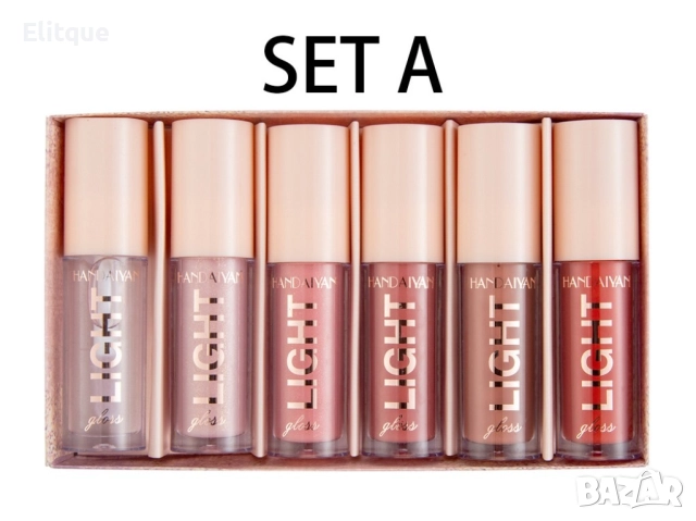 Комплект от 6 броя гланц за устни с цвят, снимка 5 - Други - 52832039