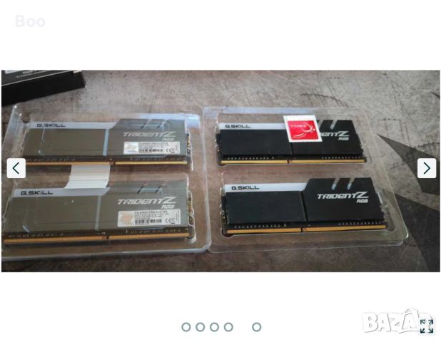 Рам Памет G.SKILL Trident Z 32GB (4x8GB) DDR4 4000Mhz CL15-16-16-36, снимка 3 - RAM памет - 46136409