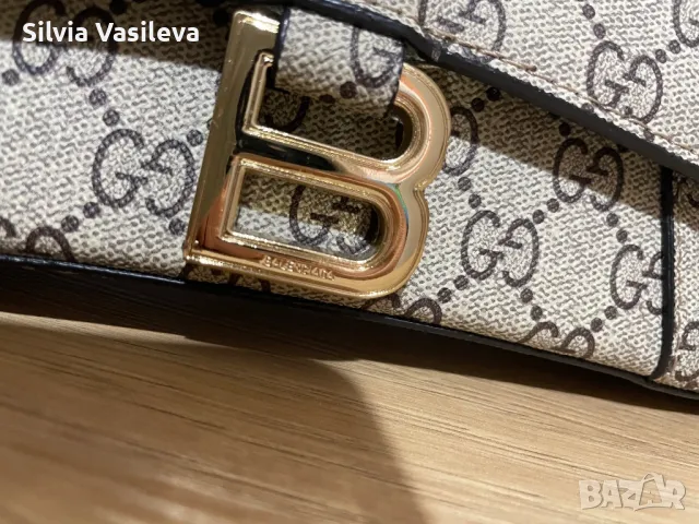 Дамска чанта Balenciaga x Gucci, снимка 4 - Чанти - 47388391