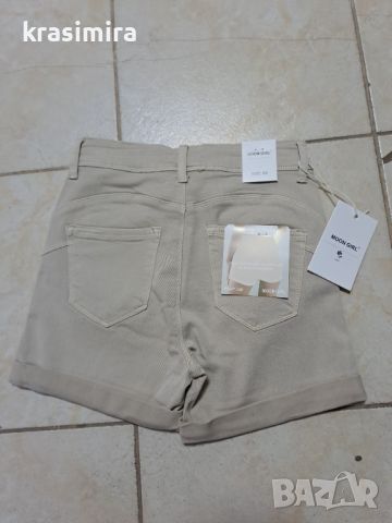 Къси панталонки в бежово , снимка 4 - Къси панталони и бермуди - 46448335