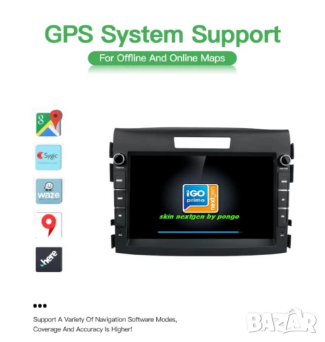 Honda CR-V 2012-2016 8” 2-DIN с Android 14, 4/64GB, снимка 9 - Аксесоари и консумативи - 51014778