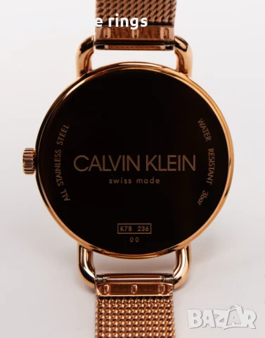 Оригинален марков дамски часовник CALVIN KLEIN, снимка 8 - Дамски - 51296334