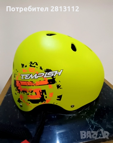 Детска предпазна каска "TEMPISH SKILLET Z" за ролери, скейтборд, колело. Размер: S (51-55 см.)