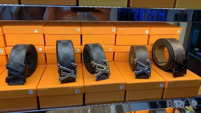 колани от естествена кожа в кутия louis vuitton , снимка 5 - Колани - 51273241