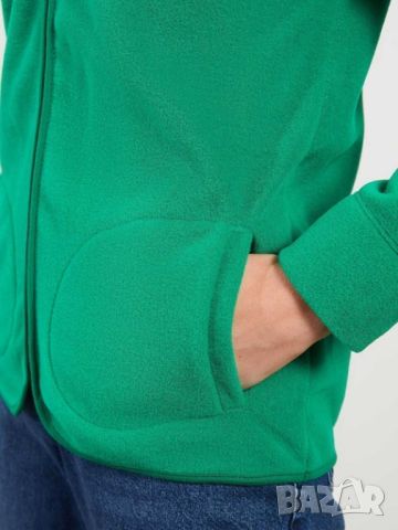 Дамска плетена жилетка с джобове и цип LC Waikiki, Зелена, XL, снимка 3 - Жилетки - 45592959