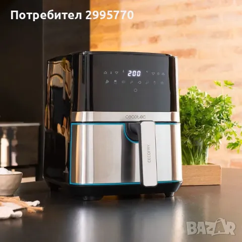 Air Fryer Cecotec 5.5 L Full Inox 5500 Pro, снимка 4 - Фритюрници - 47155925