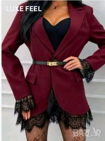 ✨Дамски Сака с Дантела 