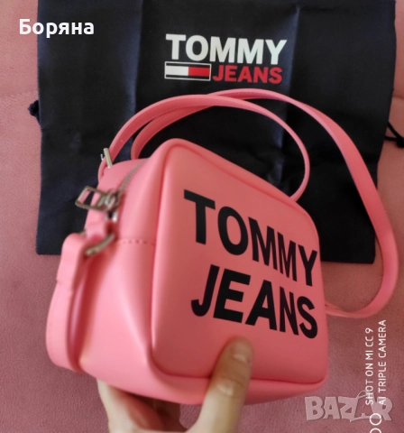 Tommy Jeans розова малка чанта, снимка 7 - Чанти - 52238180
