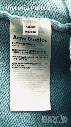 Acne Studios луксозен oversize вълнен кардиган – 100% wool, снимка 13 - Жилетки - 53764956