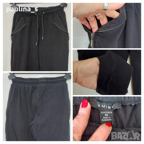 XS / S / Три различни броя / Дамски еластични бермуди с висока талия , снимка 18 - Къси панталони и бермуди - 53858758