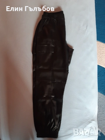 Панталон дамски, кожен Bershka чисто нов, снимка 11 - Панталони - 53467182