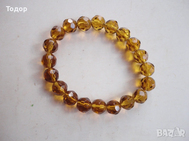 Разтегателна гривна с естествени фасетирани камъни 2, снимка 2 - Гривни - 53023249