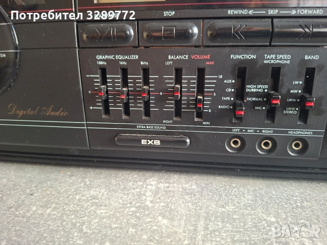 касетофон , снимка 4 - Радиокасетофони, транзистори - 53647320