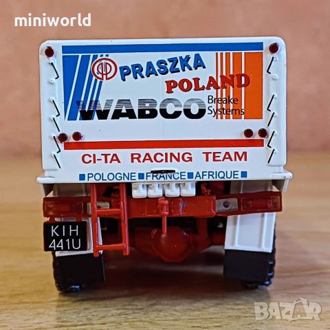 STAR 266 DAKAR 1988 - мащаб 1:43 на DeAgostini моделът е нов в блистер, снимка 14 - Колекции - 45685328