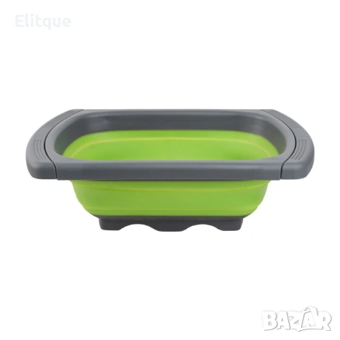 Сгъваема правоъгълна кошница за измиване и изцеждане на плодове и зеленчуци, снимка 12 - Аксесоари за кухня - 53447520