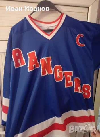 Оригинален екип на New York Rangers - Aslund - 1990г., снимка 6 - Други спортове - 48430429