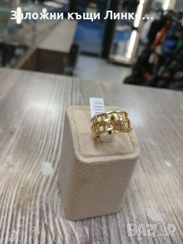Нов Златен Пръстен с Фигура на Тигър 3.74гр., снимка 4 - Пръстени - 52709779