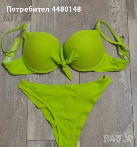 Бански в неонов цвят, снимка 2 - Бански костюми - 51237181