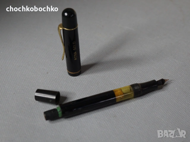 RONA GOLD СТАРА НЕМСКА ПИСАЛКА С ЗЛАТЕН ПИСЕЦ С КУТИЯ, снимка 6 - Колекции - 53019797