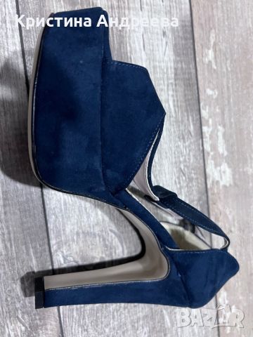 Дамски сандали на ток, снимка 2 - Дамски обувки на ток - 45745959