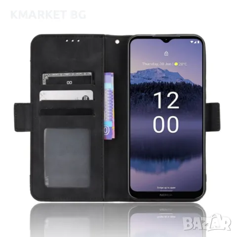 Nokia G11 Plus Wallet Кожен Калъф и Протектор, снимка 7 - Калъфи, кейсове - 49164767