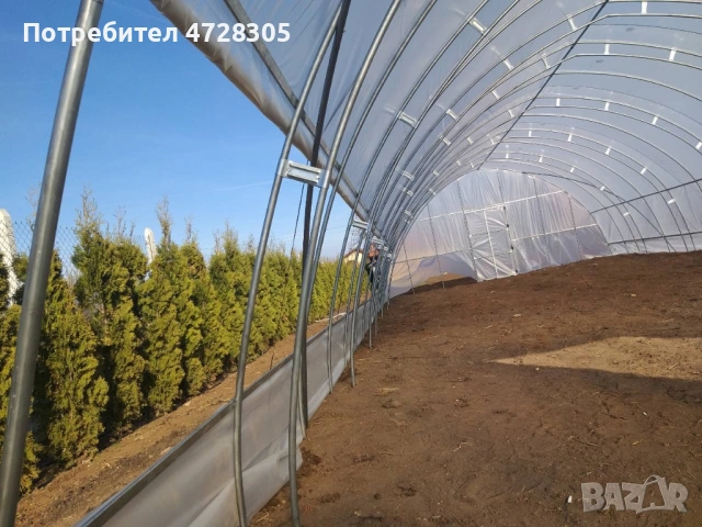 Конструкция за полиетиленова оранжерия, снимка 6 - Оранжерии - 53355635