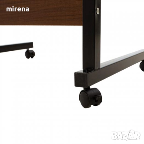 Повдигаща се компютърна маса MDF в цвят орех 80x40x69-90см 14, снимка 6 - Бюра - 51534594