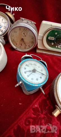 10бр различни настолни механични часовници , снимка 4 - Антикварни и старинни предмети - 52448515