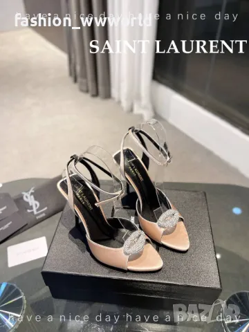 обувки на ток SAINT LAURENT -реплика, снимка 2 - Дамски обувки на ток - 47157468