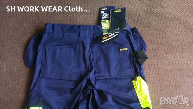 BLAKLADER 1529-1860 High-Vis Work Trousers размер 50 / M работен панталон W4-210, снимка 5 - Панталони - 46677207