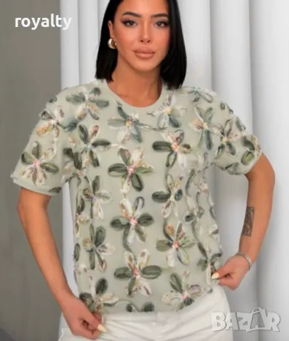 Памучна дамска тениска Различни дизайни , снимка 3 - Тениски - 49920745