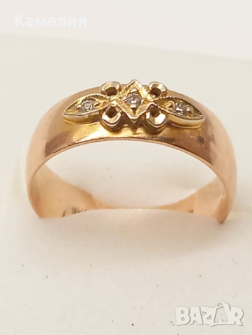 Руско злато , снимка 10 - Пръстени - 53349965