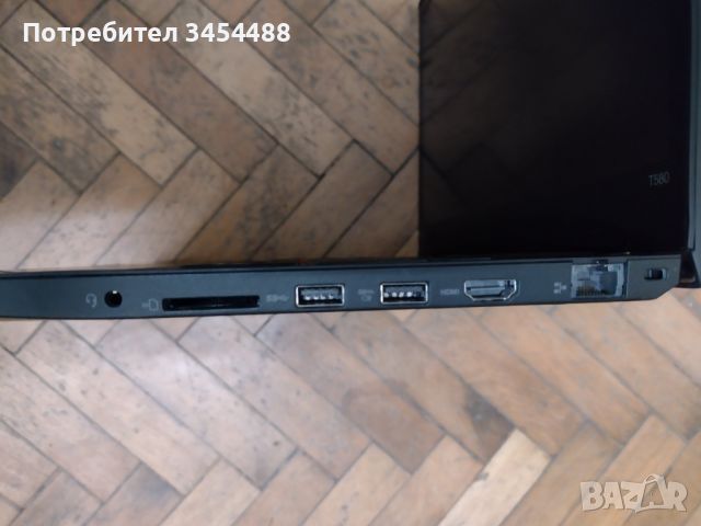 Lenovo ThinkPad T580 15.6″, Intel i7-8650U, 1.9GHz, 4 cores, 16 RAM, 512 SSD NVMe, Intel UHD, снимка 4 - Лаптопи за работа - 45296058