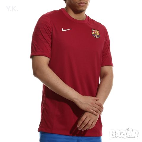 Оригинална мъжка тениска Nike Dri-Fit x F.C. Barcelona / Season 21-22 (Training), снимка 4 - Тениски - 45539957