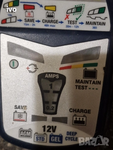 автоматично зарядно устройство, тестер и поддържащо устройство за 12V, снимка 6 - Друга електроника - 53937919