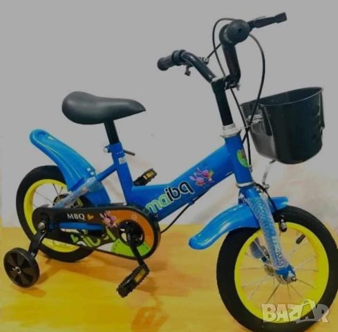 Детски велосипед със светещи помощни колела Розово,Оранжево,Червен и Синьо, снимка 9 - Велосипеди - 45404750