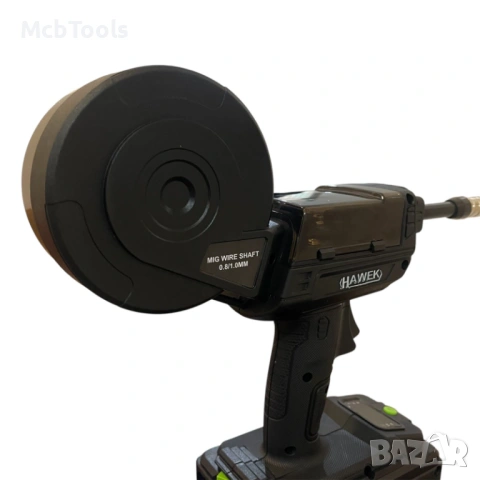 Професионален ръчен инверторен телоподаващ апарат за заваряване без газ 400A Hawek, снимка 6 - Други инструменти - 53582537