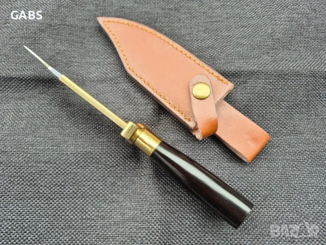 Нож Bowie "Expendables"/"Непобедимите" малък с кожена кания, снимка 7 - Ножове - 50359208