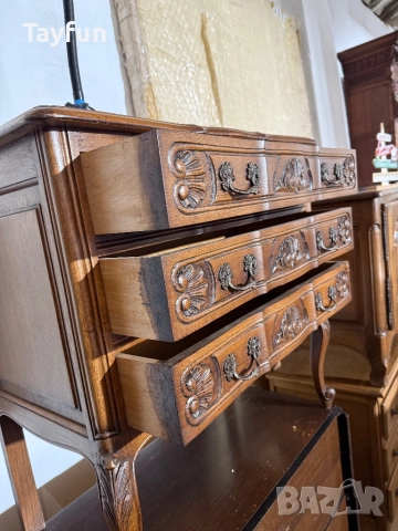 Класически скрин в стил Луи XV - масивно дърво, снимка 5 - Скринове - 52834962