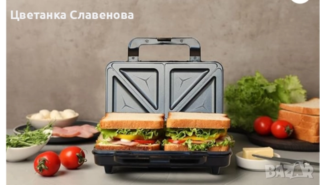 Тостер за сандвичи Bestron ASM90XLCO Copper Collection 900W, снимка 4 - Тостери - 52444163