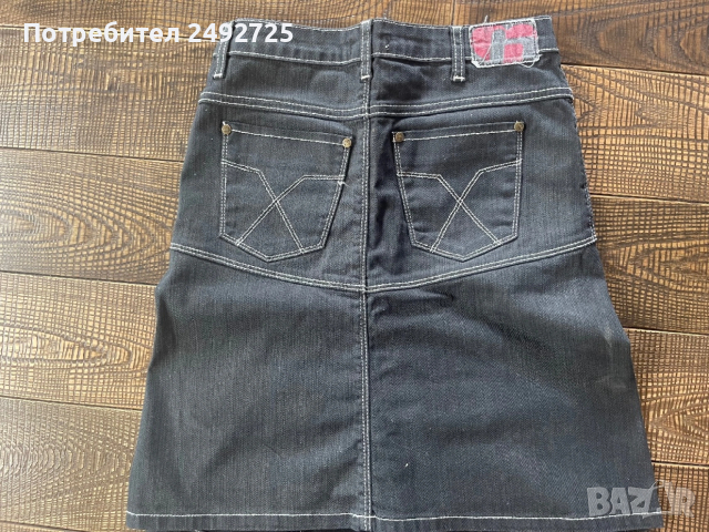 Пола дънкова дълга къса различни, снимка 6 - Палта, манта - 51555921