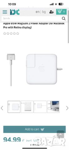  Зарядно за Apple MacBook Air, Pro 60W и 85W Magsafe 1,2 Макбук, снимка 7 - Кабели и адаптери - 37119199