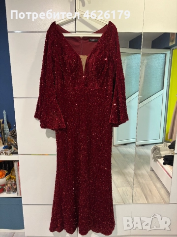 Официално дълга рокля XL, снимка 2 - Рокли - 52381034