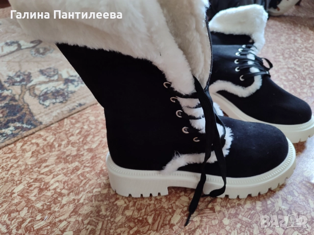 Дамски ботуши , снимка 2 - Дамски боти - 52340838