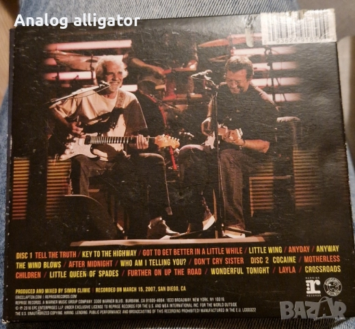 Eric Clapton ,J.J Cale LIVE, снимка 2 - CD дискове - 52031421