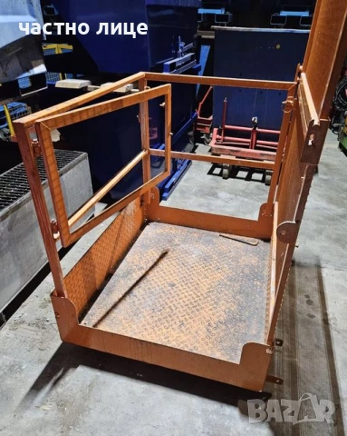 Продавам осигурителен кош/клетка за мотокар , челен товарач, снимка 3 - Индустриална техника - 53540091