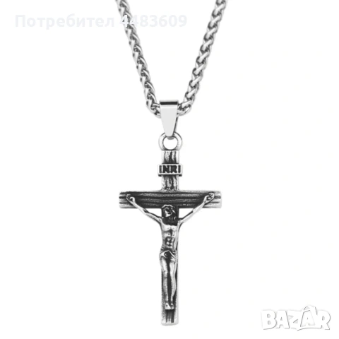 Ланец с разпятие , снимка 5 - Колиета, медальони, синджири - 53512992